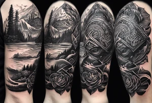 forearm filler tattoo idea
