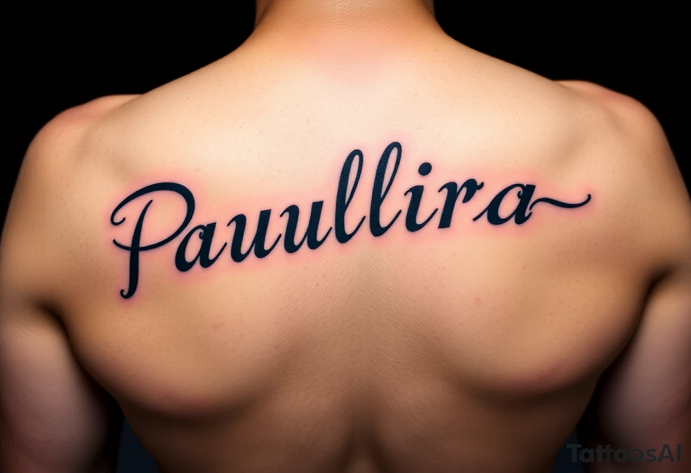 Paulina Pinto,  tatoo en las piernas en letras goticas tattoo idea