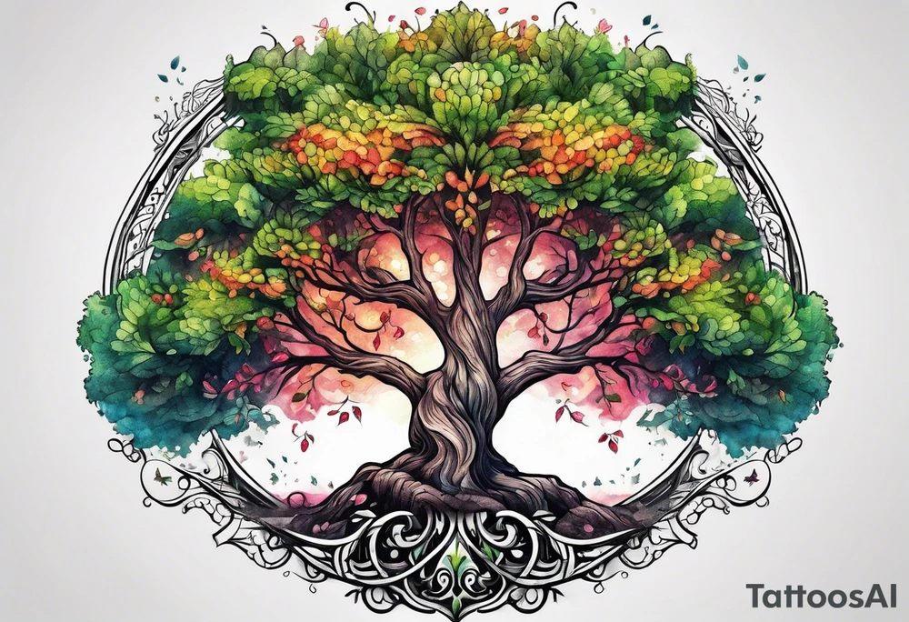 tree of life tattoo idea