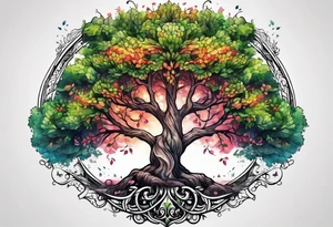 tree of life tattoo idea