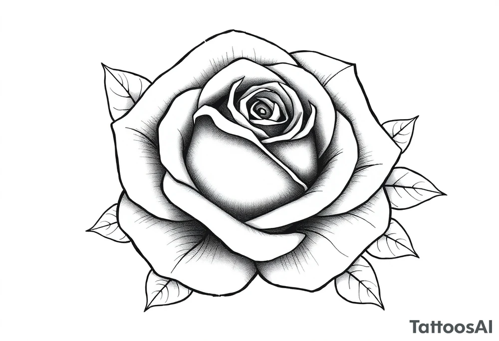 Rose tattoo idea