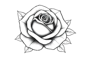 Rose tattoo idea