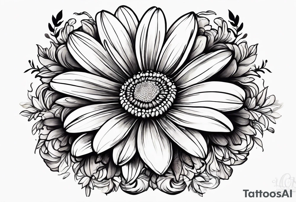 State of jalisco mex. Daisy flower tattoo idea
