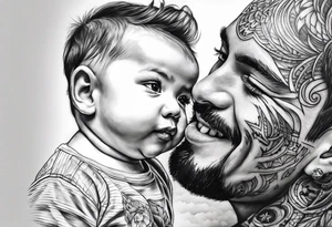 My first son tattoo idea