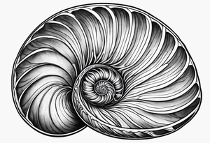 nautilus shell tattoo idea