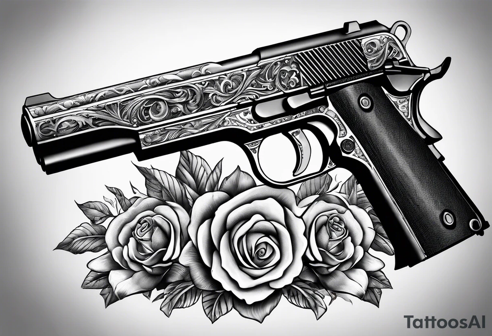 Guns with money coming out of them. tattoo idea