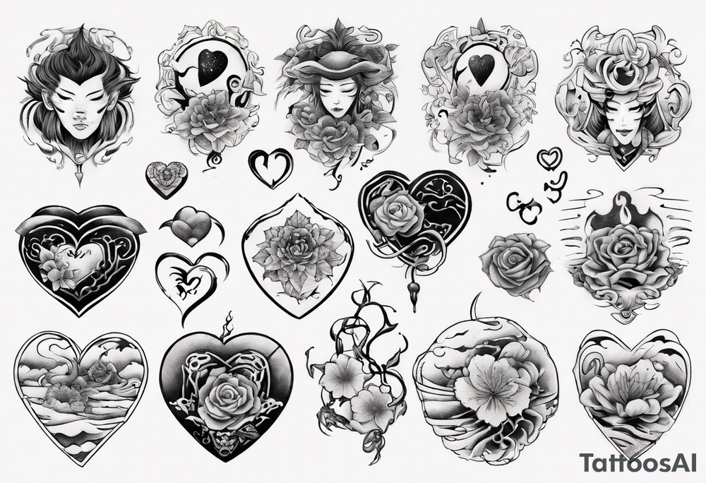 corazon tattoo idea