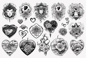 corazon tattoo idea