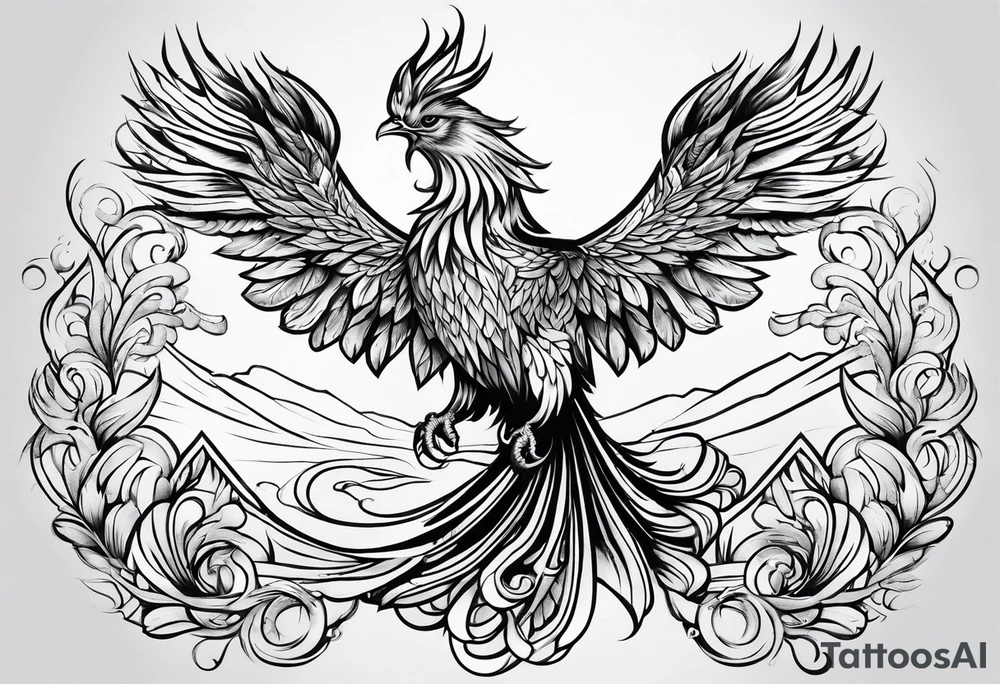 phoenix tattoo idea