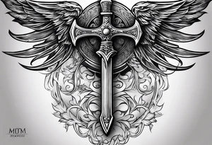 sword tattoo for back

with words memento mori tattoo idea