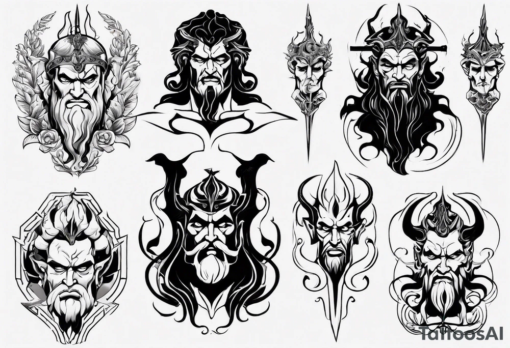 greek god Hades tattoo idea