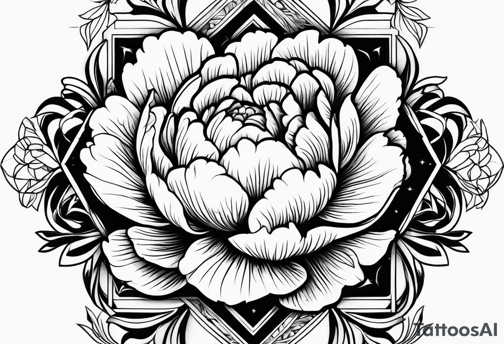 peony tattoo tattoo idea
