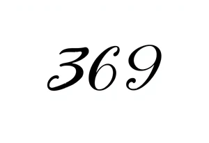 369 tattoo idea