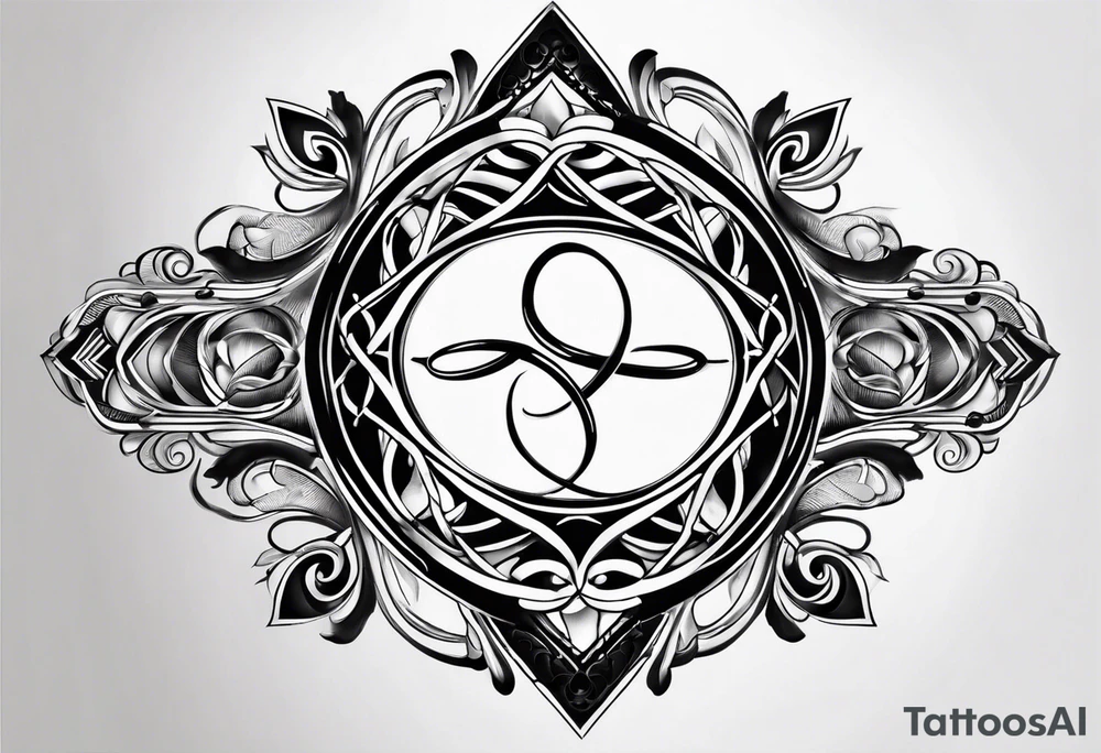 Infinity symbol tattoo idea