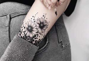 Daisy chain tattoo idea
