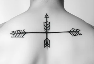 Aesthetic arrow tattoo idea