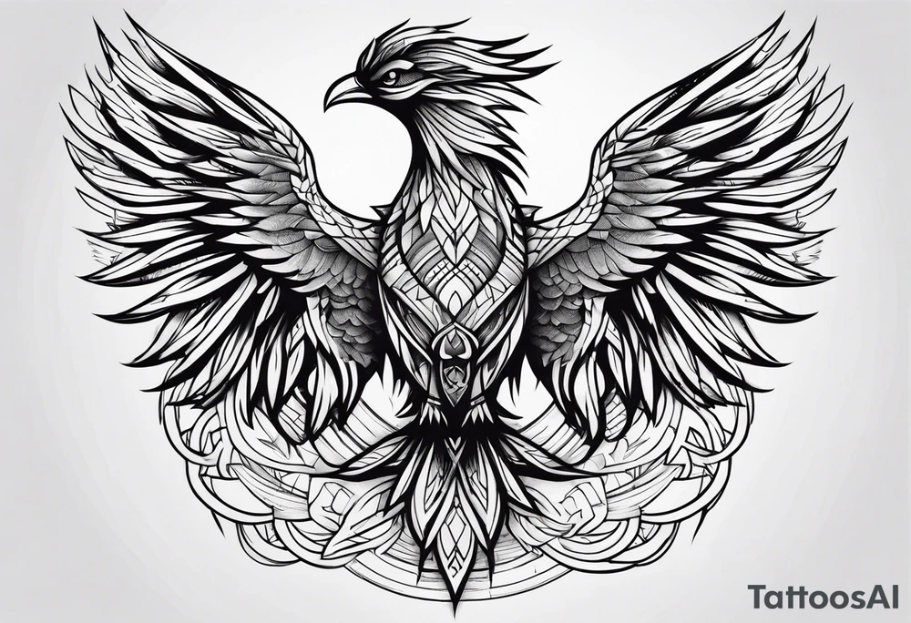 Phoenix tattoo idea