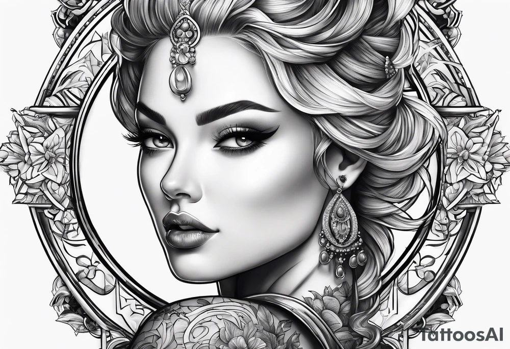 hashtag and number 81 tattoo idea