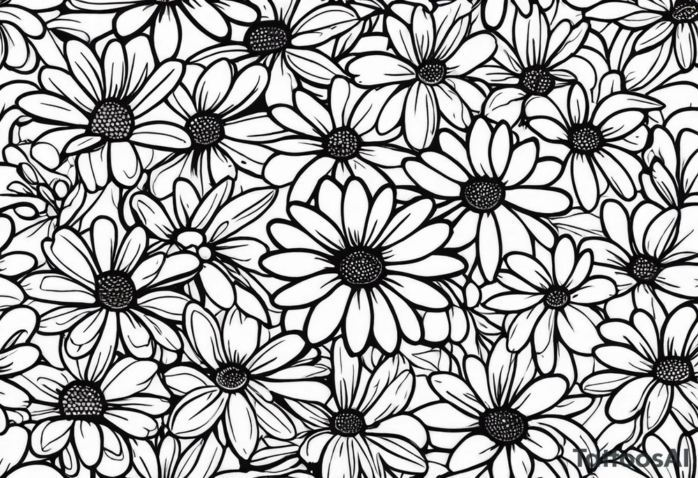 daisy tattoo idea