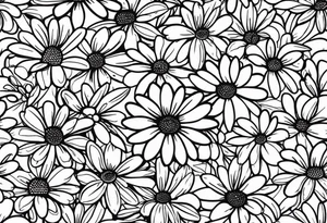daisy tattoo idea