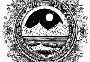 Moon lives in the lining of your skin tattoo idea