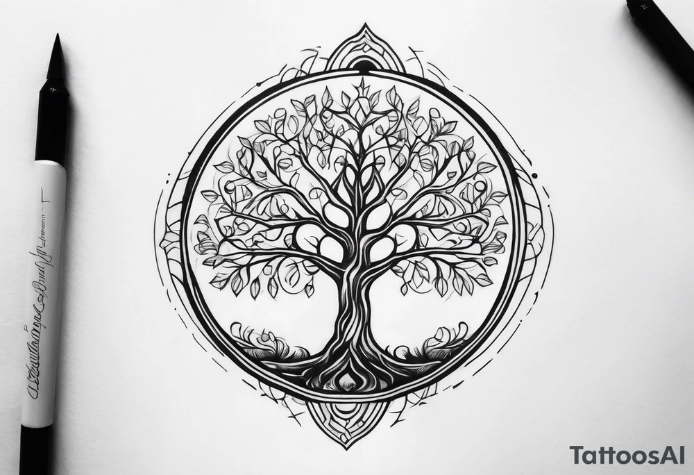 Tree of life tattoo idea