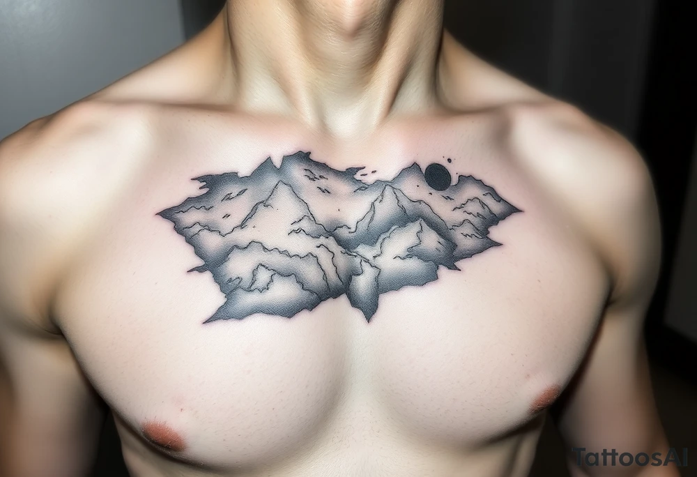 Night sky tattoo idea