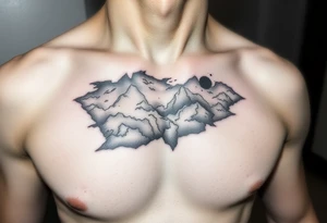 Night sky tattoo idea