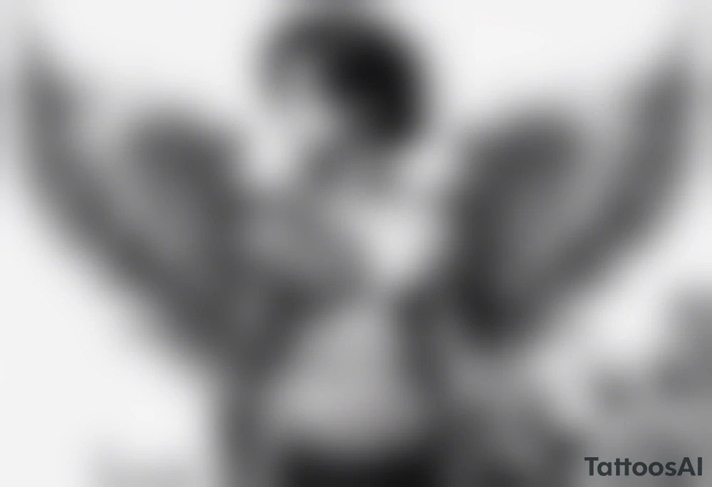 The word Glenn with wings at the side tattoo idea The word Glenn with wings at the side tattoo idea