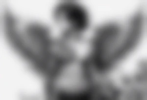 The word Glenn with wings at the side tattoo idea