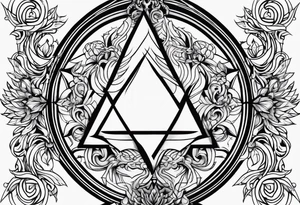 Flames, the symbol of Lucifer tattoo idea