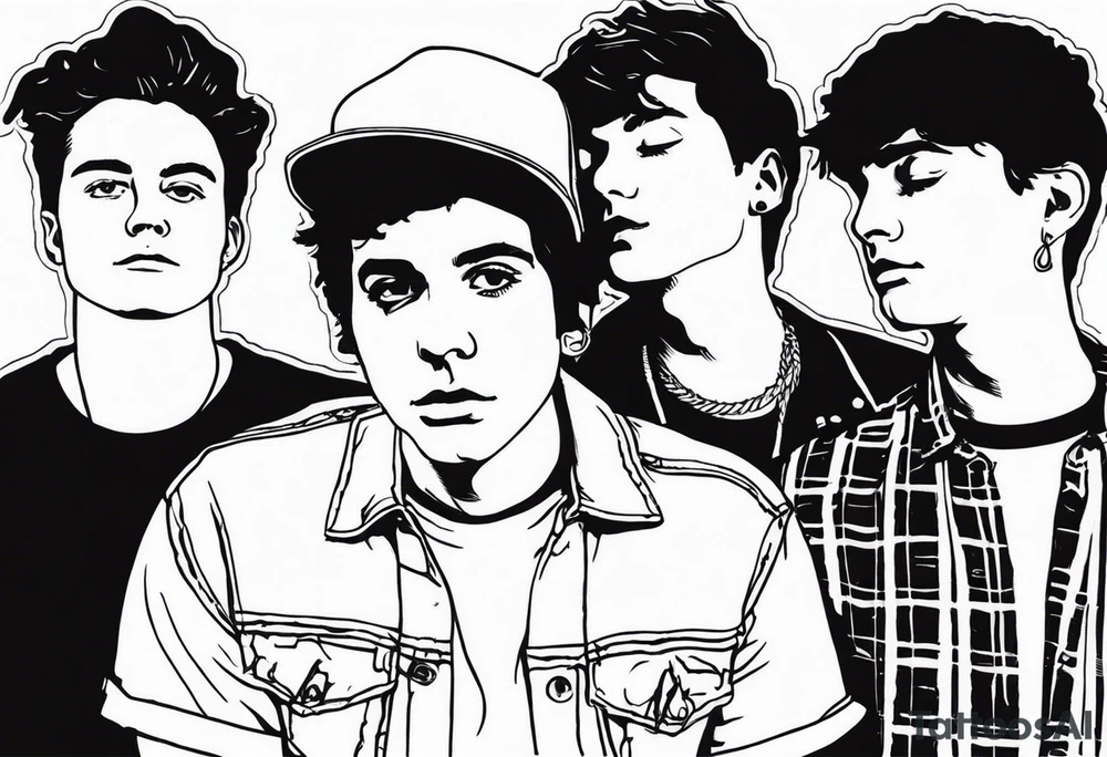 the band "Wallows" tattoo idea