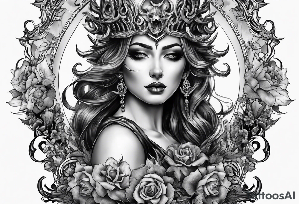 satan tattoo idea