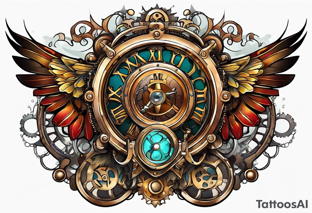 Steampunk tattoo idea