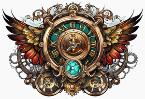 Steampunk tattoo idea