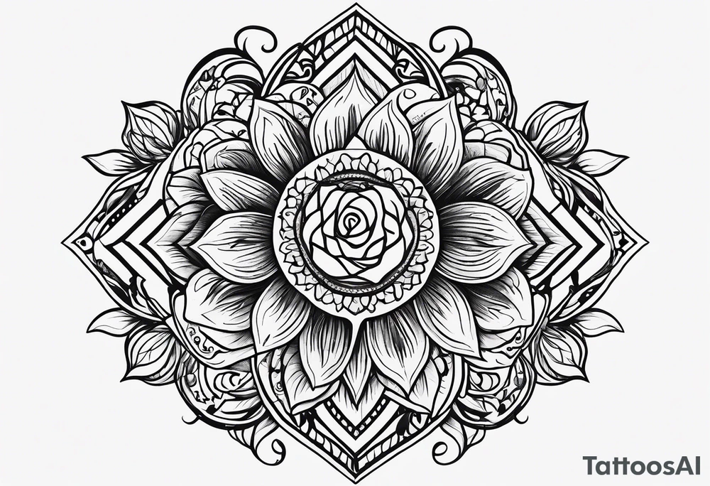 a tattoo inspired by the Beyoncé song Love Drought tattoo idea