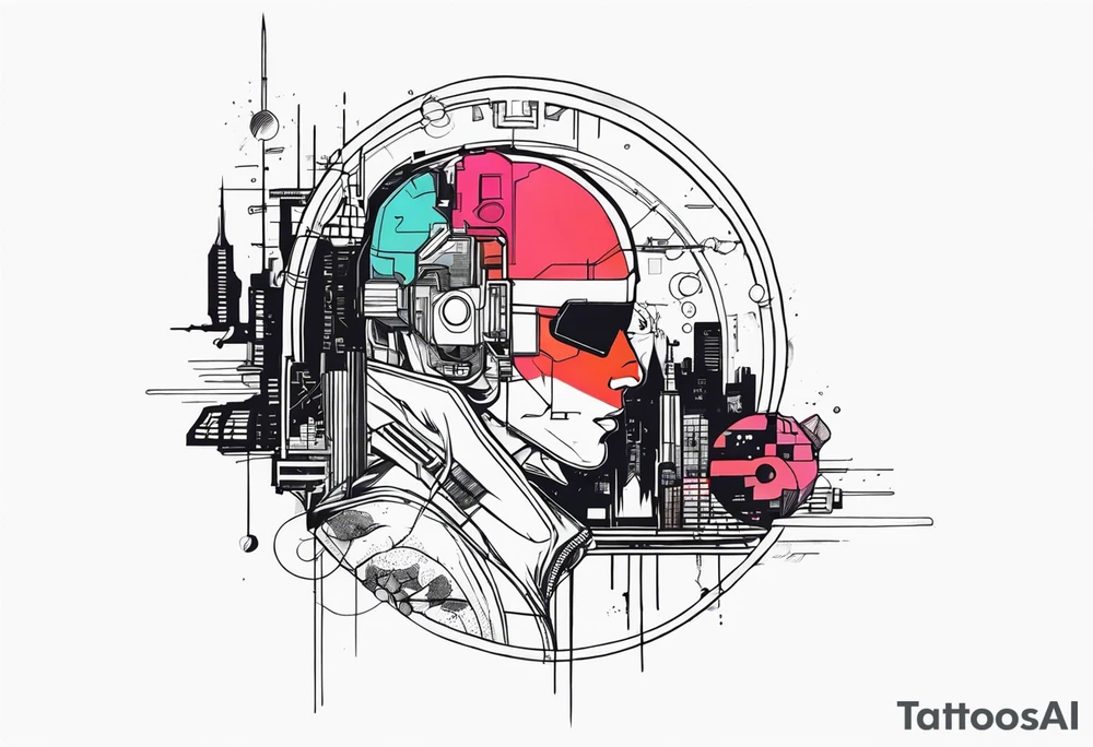 neuromancer tattoo tattoo idea
