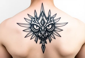 zelda ocerina of time, majoras mask, twilight princess full back tattoo idea