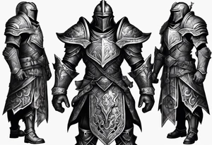 heavy armor tattoo idea