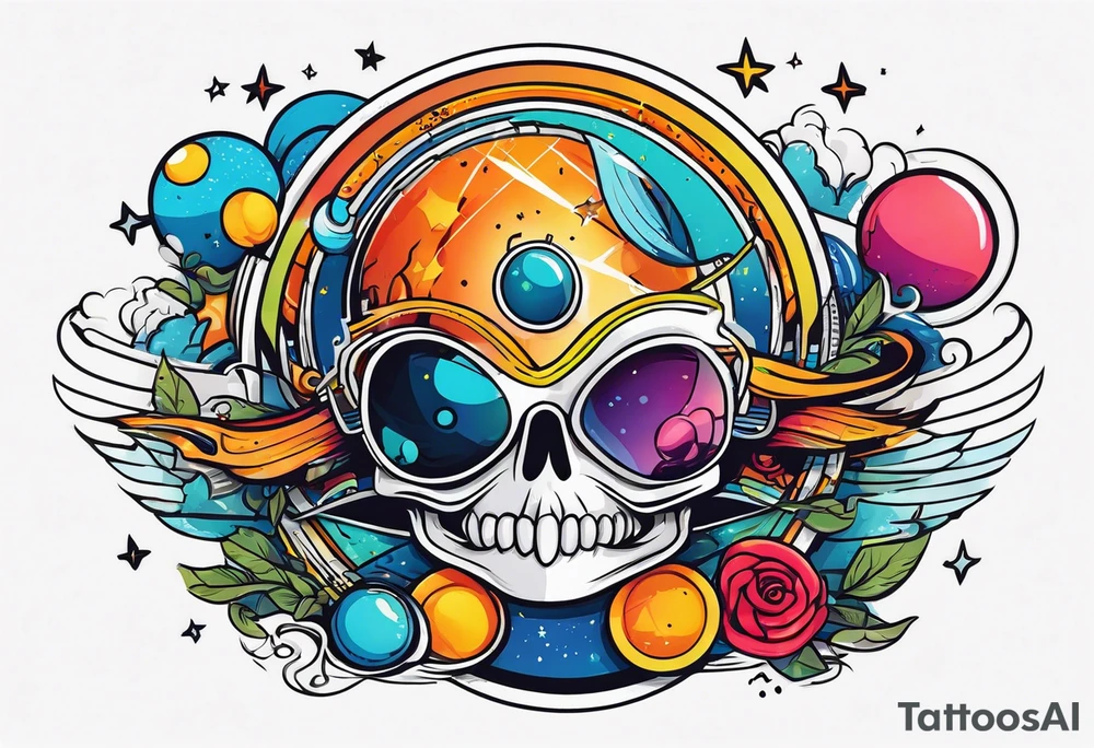 tecnologia e astronomia tattoo idea