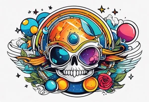 tecnologia e astronomia tattoo idea