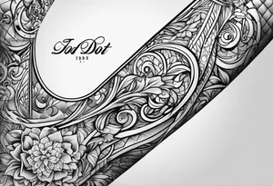 “I’d do it” written in cursive tattoo idea