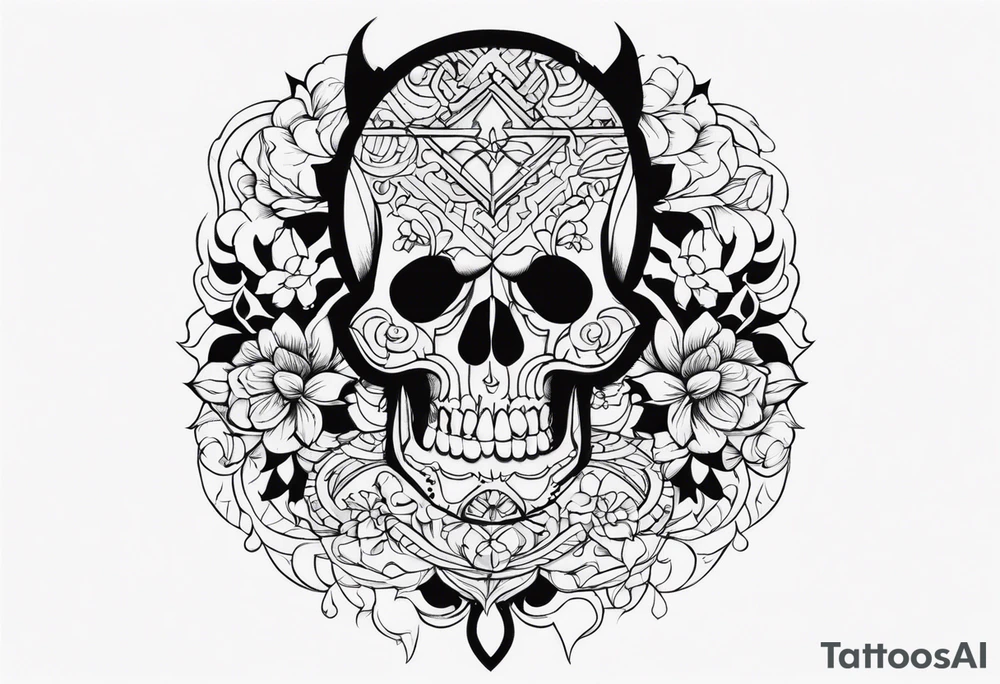 Cut here tattoo design tattoo idea
