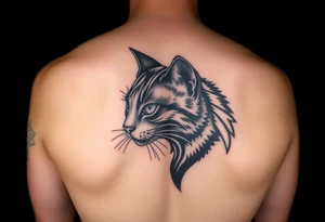 Black Cat tattoo idea