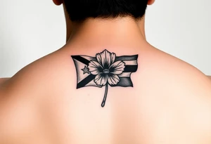 Puerto Rico flag island  Flor de Maga tattoo idea