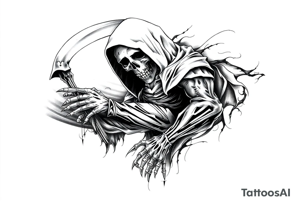 Grim reaper tattoo idea