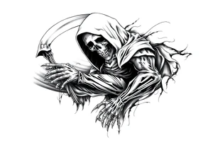 Grim reaper tattoo idea