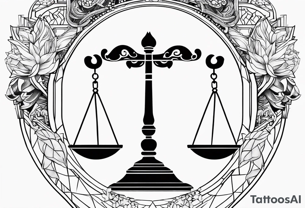 Libra tattoo idea