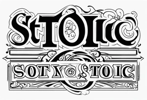 “Stoic” tattoo idea