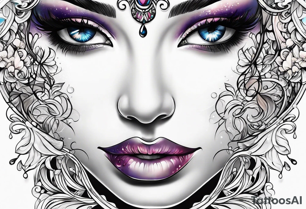 Water  drops tattoo idea
